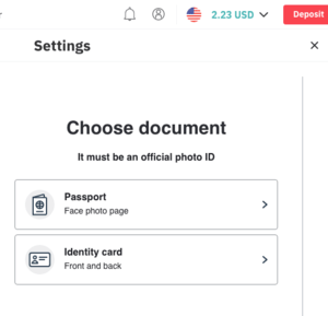 DP2P Deriv Account verification