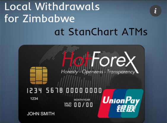 Open Forex trading account in Zimbabwe and withdraw from local ATMs